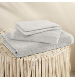 Moodit Serviettes de bain Troy Silver - 2 débarbouillettes + 1 serviette + 1 serviette de douche