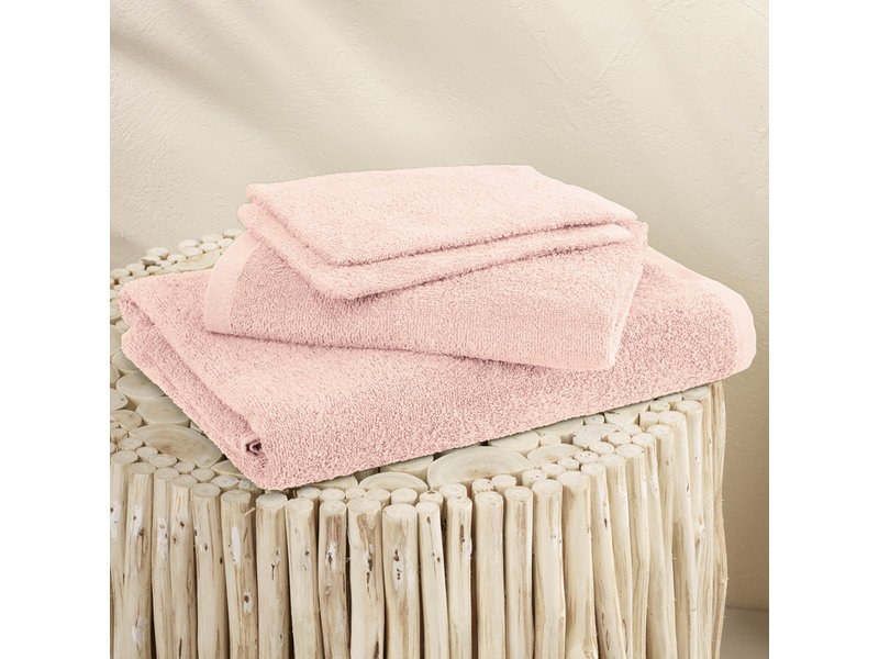 Moodit Badetücher Troy Pearl Pink - 2 Waschlappen + 1 Handtuch + 1 Duschtuch