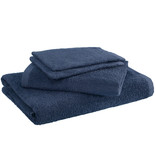 Moodit Badetücher Troy Navy Blue - 2 Waschlappen + 1 Handtuch + 1 Duschtuch