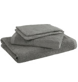 Moodit Serviettes de bain Troy Grey - 2 débarbouillettes + 1 serviette + 1 serviette de douche