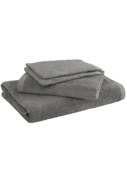 Moodit Bath linen set Troy Grey 4 pieces Cotton