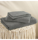 Moodit Serviettes de bain Troy Grey - 2 débarbouillettes + 1 serviette + 1 serviette de douche