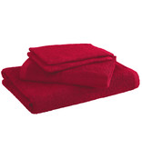 Moodit Badetücher Troy Deep Red - 2 Waschlappen + 1 Handtuch + 1 Duschtuch