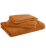 Moodit Badlinnen Troy Bronze - 2 washandjes + 1 handdoek + 1 douchelaken