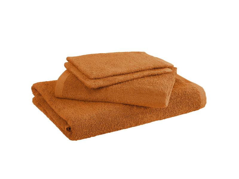 Moodit Badlinnen Troy Bronze - 2 washandjes + 1 handdoek + 1 douchelaken