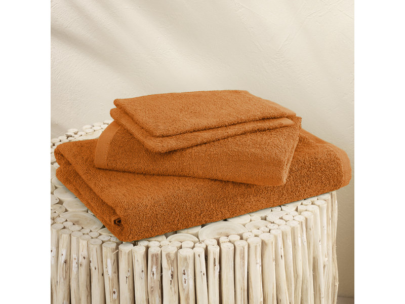 Moodit Serviettes de bain Troy Bronze - 2 débarbouillettes + 1 serviette + 1 serviette de douche