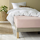 Fitted sheet Alina Pearl Pink 180 x 200 cm Cotton Jersey