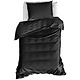 Bettbezug Basil Black 140 x 220 Baumwolle