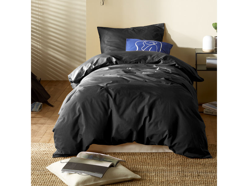 Moodit Duvet cover Basil Black - Single - 140 x 220 cm - Cotton