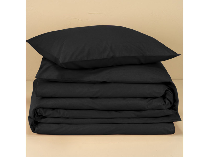 Moodit Bettbezug Basil Black - Single - 140 x 220 cm - Baumwolle