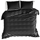 Dekbedovertrek Basil Black 260 x 240 Katoen