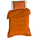 Housse de couette Basil Bronze 140 x 220 Coton