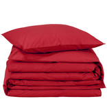 Moodit Housse de couette Basil Deep Red - Seul - 140 x 220 cm - Coton