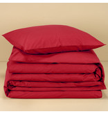 Moodit Housse de couette Basil Deep Red - Seul - 140 x 220 cm - Coton