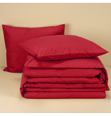 Moodit Housse de couette  Basil Deep Red - Double - 200 x 220 cm - Coton