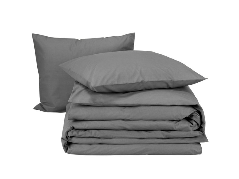 Moodit Bettbezug Basil Grey - Lits Jumeaux - 240 x 220 cm - Baumwolle