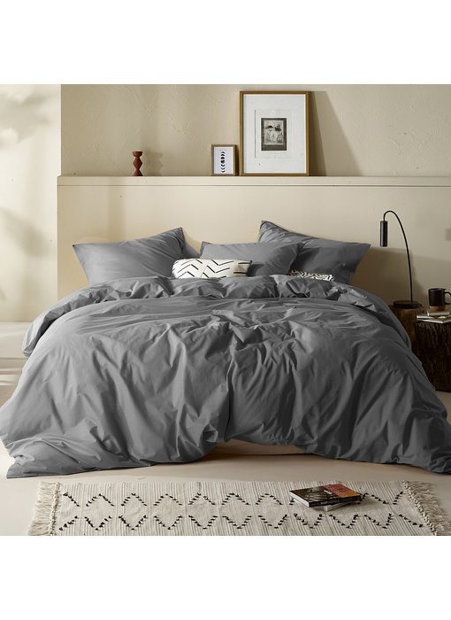 Moodit Duvet cover Basil Grey 240 x 220 Cotton