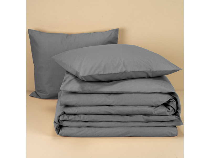 Moodit Bettbezug Basil Grey - Hotelgröße - 260 x 240 cm - Baumwolle