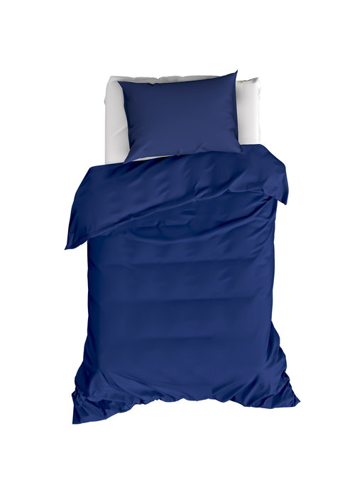 Moodit Dekbedovertrek Basil Navy Blue 140 x 220 Katoen