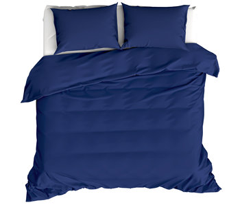 Moodit Bettbezug Basil Navy Blue 240 x 220 Baumwolle