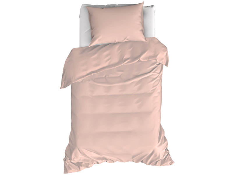 Moodit Bettbezug Basil Pearl Pink - Einzelbett - 140 x 220 cm - Baumwolle