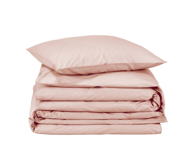 Moodit Bettbezug Basil Pearl Pink - Einzelbett - 140 x 220 cm - Baumwolle