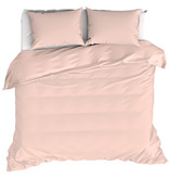 Moodit Bettbezug Basil Pearl Pink - Hotelgröße - 260 x 240 cm - Baumwolle