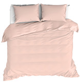 Moodit Housse de couette Basil Pearl Pink - Taille hôtel - 260 x 240 cm - Coton