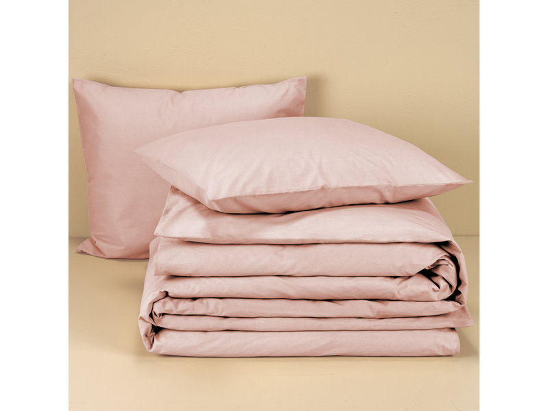 Moodit Bettbezug Basil Pearl Pink - Hotelgröße - 260 x 240 cm - Baumwolle