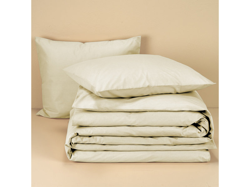 Moodit Housse de couette Basil Sand - Taille hôtel - 260 x 240 cm - Coton