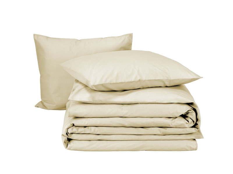 Moodit Housse de couette Basil Sand - Taille hôtel - 260 x 240 cm - Coton