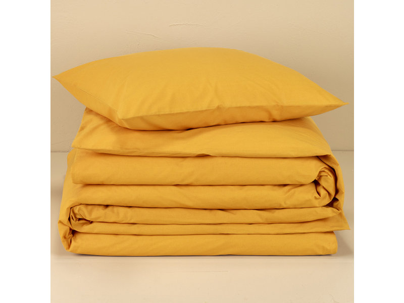 Moodit Housse de couette Basil Sunshine - Simple - 140 x 220 cm - Coton