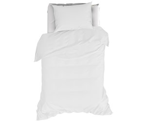 Moodit Duvet cover Basil White 140x220 pillowcase 60x70cm