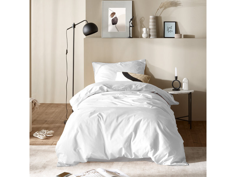 Moodit Duvet cover Basil White - Single - 140 x 220 cm - Cotton