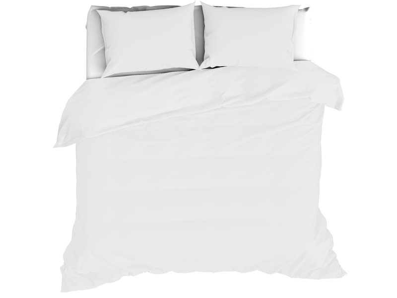 Moodit Bettbezug Basil White - Doppelbett - 200 x 220 cm - Baumwolle