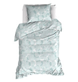 Moodit Housse de couette Odil Blanche - Seul - 140 x 220 cm - Coton