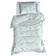 Housse de couette Odil Blanche 140 x 220 Coton