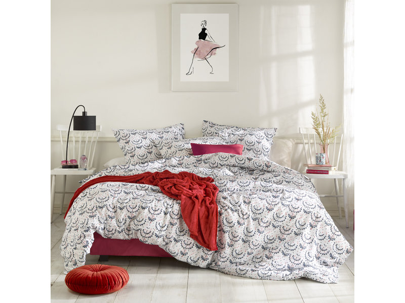 Moodit Housse de couette Odil Mia - Double - 200 x 220 cm - Coton