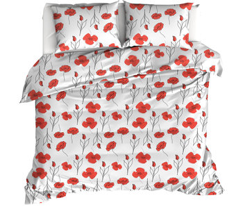 Moodit Duvet cover Odil Poppy 200 x 220 Cotton