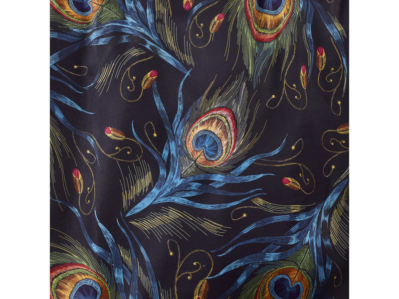 De Witte Lietaer Bettbezug Peafowl Thai Curry – Hotelgröße – 260 x 240 cm – Baumwollsatin