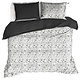 Housse de couette Satin de Coton Waddle Dark Shadow 240 x 220 cm