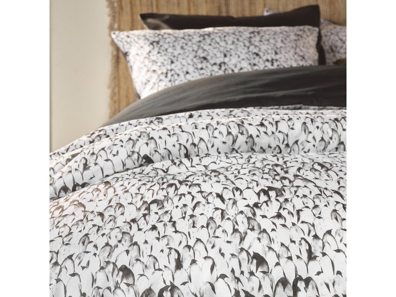 De Witte Lietaer Duvet cover Waddle Dark Shadow - Lits Jumeaux - 240 x 220 cm - Cotton Satin