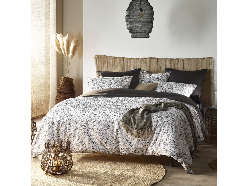 De Witte Lietaer Duvet cover Waddle Dark Shadow - Lits Jumeaux - 240 x 220 cm - Cotton Satin