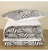 De Witte Lietaer Housse de couette Zebra Eggshell - Seul - 140 x 200/220 cm - Satin de Coton