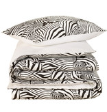 De Witte Lietaer Housse de couette Zebra Eggshell - Seul - 140 x 200/220 cm - Satin de Coton