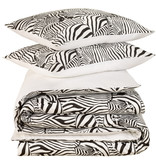 De Witte Lietaer Housse de couette Zebra Eggshell - Double - 200 x 200/220 cm - Satin de Coton