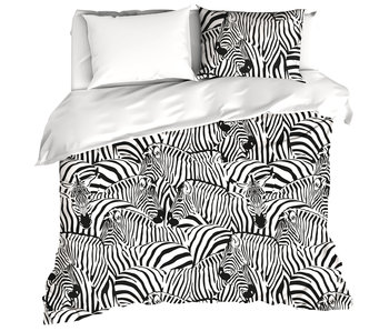 De Witte Lietaer Duvet cover Cotton Satin Zebra Eggshell 240 x 220 cm