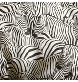 De Witte Lietaer Bettbezug Zebra Eggshell - Lits Jumeaux - 240 x 220 cm - Baumwollsatin