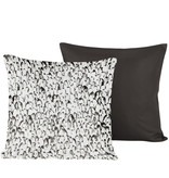 De Witte Lietaer Decorative Pillowcase Set Waddle Dark Shadow- 40 x 40 cm - Satin Cotton