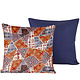 Taie d'oreiller décorative Set 2 x Quilt Blue Ribbon 40 x 40 cm
